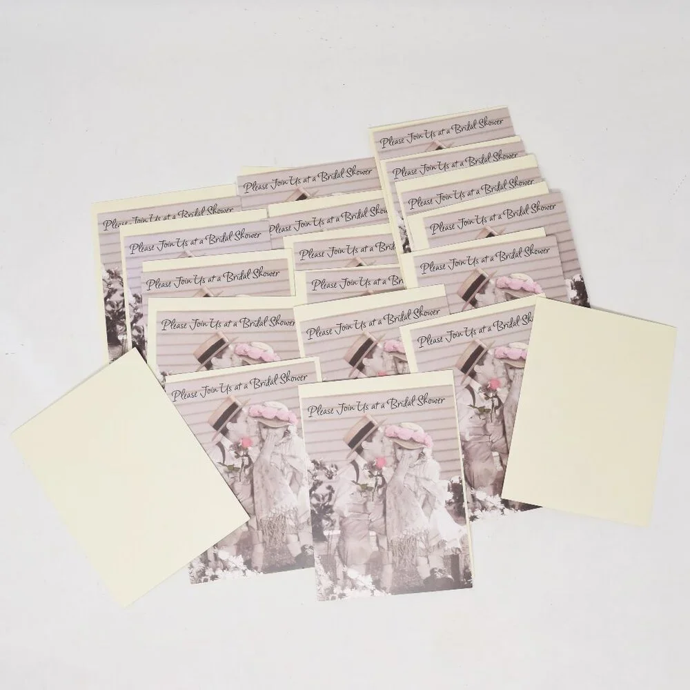 2005 American Greetings Bridal Shower Invitation Kim Anderson 17 Count Sweet Lov